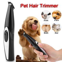 Dog Grooming USB Rechargeable Pet Hair Trimmer for Dogs Cats Clipper Kit s Foot 230414