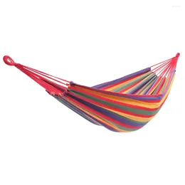 Camp Furniture 118 Four Red Polyester Cotton Hammock 200 150CM With Two 2M Ropes Back Bag