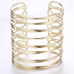 Bangle Women Arm Bracelet Upper Cuff Armlet Vintage Spiral Armband Adjustable Female Gift