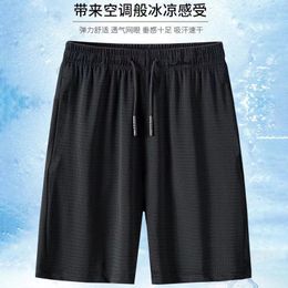 Men's Shorts Summer Men's Casual Shorts Ice Silk Mesh Loose Shorts Breathable Quick-drying Air-conditioning Pants Sports Running Shorts Men 230414