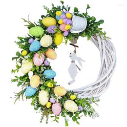 Decorative Flowers Easter Decorations Wreath Egg For Garlands Fireplace Home Decor