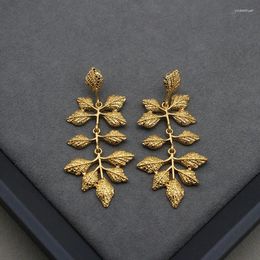 Stud Earrings Personalized All-in-one High Touch Long Leaf