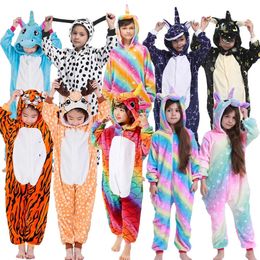 Pyjamas Kids Onesie Pyjamas Animal Panda Dog Unicorn Pijama Winter Kigurumi Halloween Costume Girls Boys Overalls Jumpsuit Baby Clothes 231113