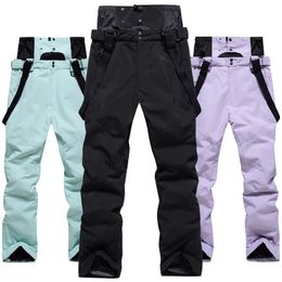 Other Sporting Goods Ski Pants Men and Women Plus Size Warm Outdoor Skiing Snowboarding Sports Wear Waterproof Windproof White Pants XXXL 231113