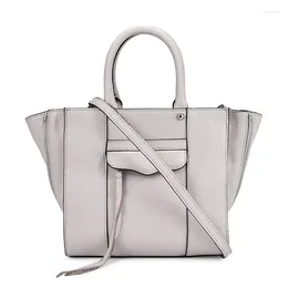 Evening Bags Rm 8909 European And American Fashion Top Layer Leather Messenger Bag Cowhide Handbag Ladies Shoulder