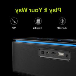 FreeShipping S7 Home Theatre Portable High Power Bluetooth Speaker 3D Hifi Wireless Speakers Bass Subwoofer Soundbar Support TF card Grpvt