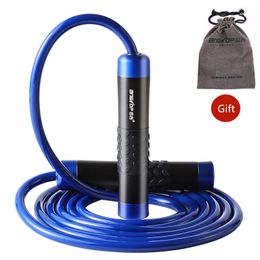 Jump Ropes Adjustable Bearing Weighted Skipping Rope Jump Rope for Crossfit Training Boxing Workouts Jumping Exercise Equipment 230414