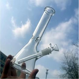 ACOOK manufacture Hookah beaker Glass Bong water pipes dab rig catcher thick material for smoking 10.5" bongs