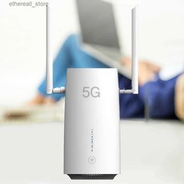 Routers 5G CPE Wireless Router Wide Coverage Wireless Modem with Antenna 2.4G/5GHz Dual Band 5G Wireless Router Hotspot for Home Office Q231114