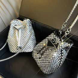 Shoulder Bags Size Triangle Diamond mini bucket bag Soulder Bags Designer Bag PBag Luxurys Tote Bag Flas Purse Walletqwertyui45