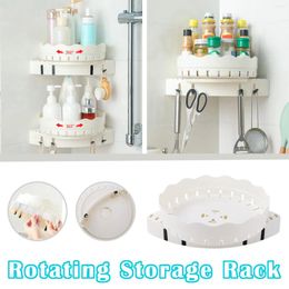 Kitchen Storage Rotating Rack Multifunctional Wall-mounted Creative Housekeeping & Organisers