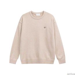 Amiparis Designer Amis Sweater AM I Paris Knit Jumper Winter Fashion Amisweater Men Women Round Collar Sweatshirts Jacquard Coeur Love Heart Sweat Small Logo J1HO