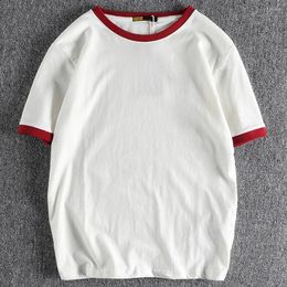 Men's T Shirts Casual Fashion Man's Polo Shirt Basic Daily Younth Mans Summer Cotton Top Tees Boys Clothing