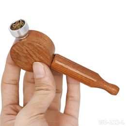 118cm New Wooden Pipe With Portable Wooden Hand Cigarette Cone Holder Smoking Accessories