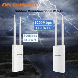 Routers Stock!High Power Outdoor Wifi Repeater 5GHz 300-1200Mbps Wireless Wifi Router AP Extender Bridge Outdoor Nano station AP Antenna Q231114