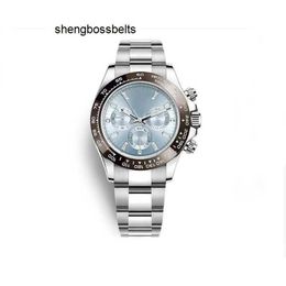 Luxury watch High-end design to create version of men's watch automatic sports sapphire glass ceramic bezel stainless steel original buckle bracelet white dial