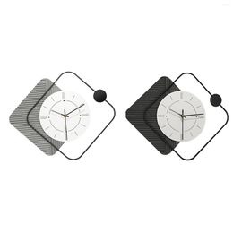 Wall Clocks Modern Acrylic Clock Battery Operated For Living Room Apartment Loft