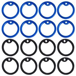 Dog Collars Durable Pet Mute Circles Dogtag Hoops Name Rings Silicone Silencers Puppy Tags