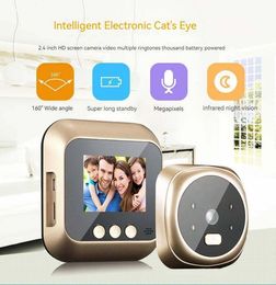 2.4 Inch Visual Doorbell I5 135 Degree Wide Angle Intelligent Cat's Eye Camera Support for Video Recording Take Photo