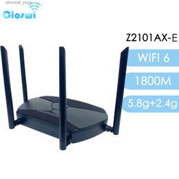 Routers Cioswi Gigabit WiFi Router Openwrt 1750Mbps WIFI6 5.8Ghz for Home 128 User 256MB RAM 3*LAN 4T4R MU-MIMO Antenna Signal Booster Q231114