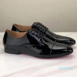 New Fashion Shoes Orlato Flat Genuine Leather Oxford Shoes Mens Walking Flats Wedding Party Loafers Dress Shoes