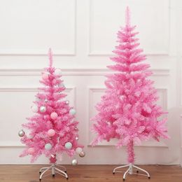 Christmas Decorations 45/60cm Artificial Pink Christmas Tree Party Decor Ornament Home Decoration Accessories Xmas Year Gift Christmas Goods 231113