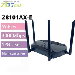 Routers Zbtlink Wifi6 Wireless Router Openwrt 1800Mbps 5.8G 2.4G WIFI 128MB Flash 256MB RAM Gigabit LAN Hotspot for 128 User Q231114