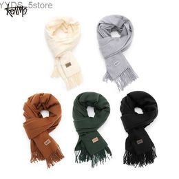 Scarves Fashionable and versatile simple and solid color cold resistant scarf breathable outdoor casual scarf for men and women YQ231114