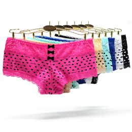 Women's Panties Fashion Boyshorts Woman Underwear Cotton Panties Sexy Lingerie Femme Print Pink Boxer Women Intimates Panty 230414