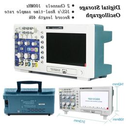 Digital Oscilloscope 100MHz 2Channels 1GSa/s Real Time Sample Rate USB host Device connectivity 7 Inch Mnwmt