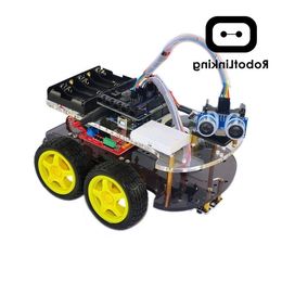 Smart Car Robot KitS for Arduino Bluetooth Chassis suit Tracking Compatible R 3 DIY KIT RC Electronic Sijik