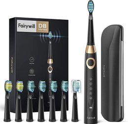 Toothbrush Fairywill Electric Toothbrushes for Adults Kids 5 Modes Smart Timer Rechargeable Whitening Sonic Toothbrush with 8 Brush Heads 231113