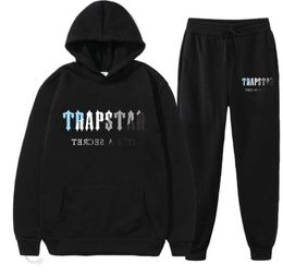 Mens Tracksuits Casual TRAPSTAR Sets Tracksuit Autumn Winter Fashion Men Hoodie and Sweatpants Two Pieces Sportswear Clothing Classic design 66ess