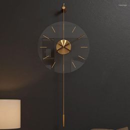 Wall Clocks Modern Digital Big Size Hanging Minimalist Clock Pendulum Decoration Living Room Paredes Decoracion Home Design