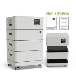 OEM/ODM 5Kwh 10Kwh 20Kwh 50Kwh All IN 1 Plug Play Solar Inverter Energy Storage Container Stacked Rack Battery 48V 100Ah 200Ah 300Ah LiFePO4 Battery