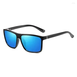 Sunglasses Square Frame For Men Fashion Designer Sun Glasses Outdoors Driving Fishing UV400