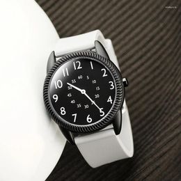 Wristwatches 2023 Enmex Creative Design Neutral Wristwatch Simple Imaginative Style Face Brief Fashion Quartz Lady Watches