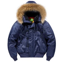 Men's Down Parkas Detachable Fur Collar Winter Jackets Men Padding Thick with Hat Coat Bomber Jacket Man Short Clothing Streetwear J231111