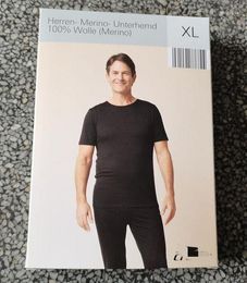 Men's T Shirts Men Merino Wool T-Shirt Undershirt 150G Lightweight Base Layer Wicking Breathable Anti-Odor Euro Size