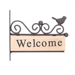 Party Decoration Present Labels Interchangeable Welcome Sign Wall Lights Decor Housewarming Gift Outdoor Front Door Country Style