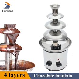 Other Kitchen Dining Bar Chocolate Fountain For Event Wedding Children Birthday Festive Party Supplies Christmas Waterfall Machine 231114