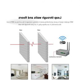 Freeshipping Intelligent Wifi Amplifier Box Wifi Module No need Wiring Connexion Cellphone App Control For Background Music Jugkd