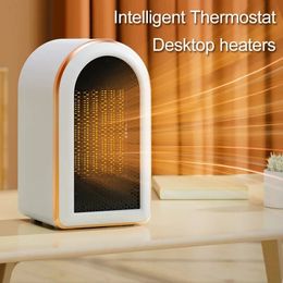 Other Home Garden 1200W Electric Heater Portable Fan Heaters 220V PTC Ceramic Room Office Desktop Warmer Machine For Winter 231113