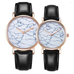 Wristwatches CAGARNY Lover Watches For Men Women Gifts Hand Watch Fashion Leather Strap Quartz Clock Ultra Thin Couple Wristwatch