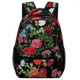 School Bags Cute Art Botanical Pattern Kids' Bag For Student Kids Women High Quality