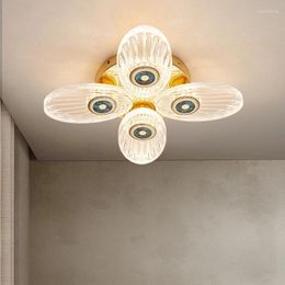 Ceiling Lights Crystal Lamp Design Light Luxury Fixtures 300MM Small Size Flush Mount Li