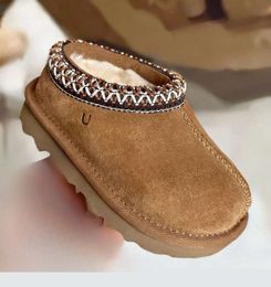 Kids Boots Toddler Tasman uggskid Slippers Tazz Baby Shoes Chestnut Fur Slides Sheepskin Shearling Classic Ultra Mini Boot Winter Mules Slip-on Suede Booties 909ess