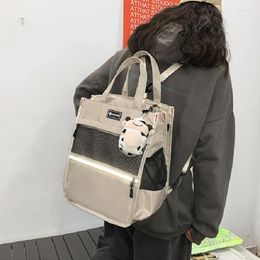 Evening Bags Japanese Ins Canvas Bag Female Messenger Large-capacity Shoulder Student Class Handbag Book Multi-functional