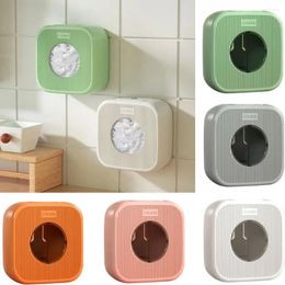 Storage Bottles Punch-Free Plastic Wrap Box Dustproof Garbage Bag Wall-Mounted Cling Film Organiser Bathroom