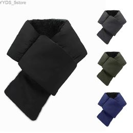 Scarves Winter Scarf for Men and Women Thermal Warm Scarf Hiking Skiing Scarves Windproof Neck Warmer Camping Cycling Down Scarf YQ231114